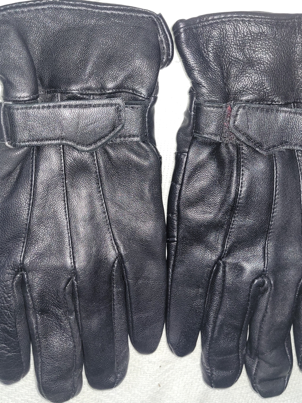 Men's Black Leather Gloves